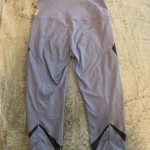 Purple Zella Cropped Leggings